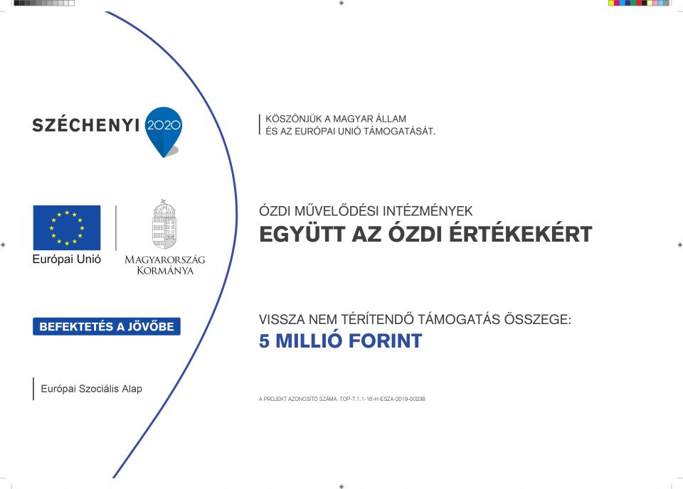 Együtt az ózdi értékekért Együtt az ózdi értékekért