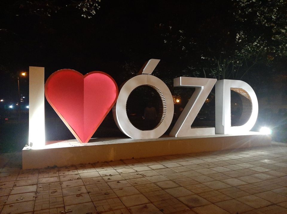 Ózd felirat Ózd felirat
